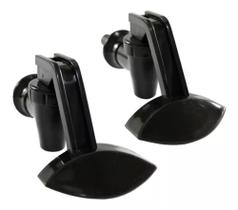 Kit 2 Torneira Libell Original Preta Bebedouro Purificador