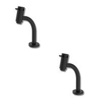 Kit 2 Torneira para Lavatório com Bica Baixa Basic Celite Preto/Matte Kit 2 Torneira para Lavatório com Bica Baixa Basic Celite Preto/Matte