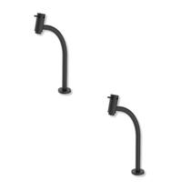 Kit 2 Torneira para Lavatório de Bica Alta Basic Celite Preto/Matte Kit 2 Torneira para Lavatório de Bica Alta Basic Celite Preto/Matte