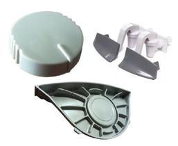 Kit 2 torneiras, pingadeira e botão do termostato do bebedouro esmaltec egm30