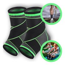 Kit 2 Tornozeleiras Ortopédica Compressão Estabilizadora Par