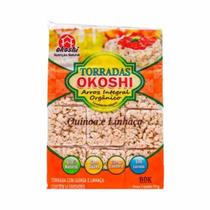 Kit 2 Torrada Arroz Integral Quinoa/Linhaça Org Okoshi 75G