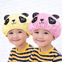 Kit 2 Toucas de Banho Infantil com Cheirinho PVC Reutilizável Panda Kit 2 Toucas de Banho Infantil com Cheirinho PVC Reutilizável Panda