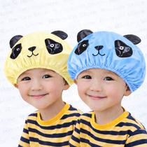 Kit 2 Toucas de Banho Infantil com Cheirinho PVC Reutilizável Panda Kit 2 Toucas de Banho Infantil com Cheirinho PVC Reutilizável Panda