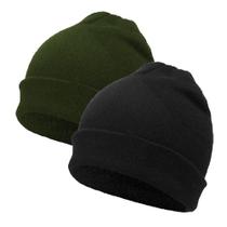 Kit 2 Toucas De Lã Gorro Estilo Beanie Básica Lisa Inverno