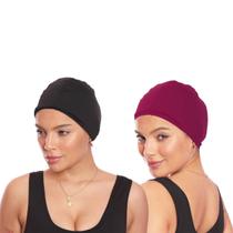 Kit 2 Toucas Hidroginástica Natação Adulto Unissex Suplex