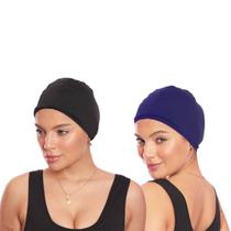 Kit 2 Toucas Hidroginástica Natação Adulto Unissex Suplex Kit 2 Toucas Hidroginástica Natação Adulto Unissex Suplex