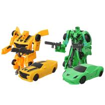 Kit 2 Transformers Guerreiro Robô Brinquedo 2 em 1 - Gici Kids