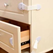 Kit 2 Trava De Gaveta Armário Porta Segurança Proteção Bebê 20cm