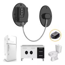 Kit 2 Trava De Segurança Senha Gaveta Porta Criança Armários Kit 2 Trava De Segurança Senha Gaveta Porta Criança Armários