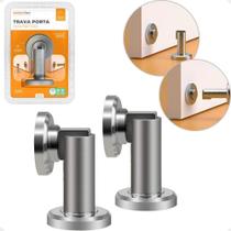 Kit 2 Trava Fixador Prendedor Limitador Porta Magnético Acab