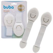 Kit 2 Travas Ajustaveis Para Seguranca Do Bebe 20 cm Buba