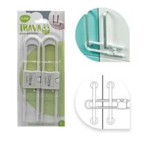 Kit 2 Travas Multiuso para Gavetas, Portas e Armário Segurança do Bebê Clink Kit 2 Travas Multiuso para Gavetas, Portas e Armário Segurança do Bebê Clink