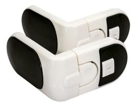 Kit 2 Travas Para Gaveta Kababy Branco