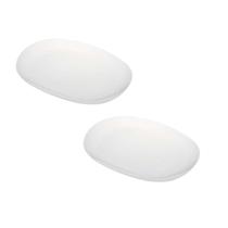 kit 2 Travessa Oval Servir Gourmet Opaline 35cm