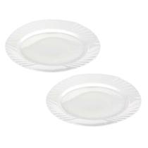kit 2 Travessa Oval Servir Gourmet Opaline 35cm