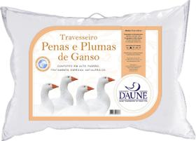 Kit 2 Travesseiro 80% Pena De Ganso 20% Pluma De Ganso-Daune