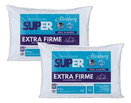 Kit 2 Travesseiro Altenburg Super Extra Firme 100% Algodão