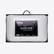 Kit 2 Travesseiro Antialérgico Visco Nasa Ice Refrescante