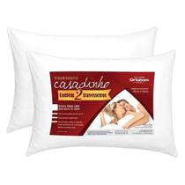 Kit 2 Travesseiro Casadinho Ortobom Microfibra Antialérgico Kit 2 Travesseiro Casadinho Ortobom Microfibra Antialérgico