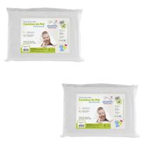 Kit 2 Travesseiro de Bebê - Laváveis em Máquina Kit 2 Travesseiro de Bebê - Laváveis em Máquina