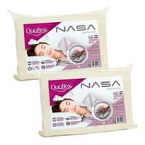 Kit 2 Travesseiro Duoflex Nasa cervical 68cm x 48cm Duoflex Kit 2 Travesseiro Duoflex Nasa cervical 68cm x 48cm Duoflex