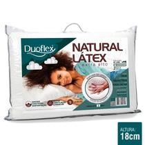 Kit 2 Travesseiro Duoflex Natural Látex Extra Alto
