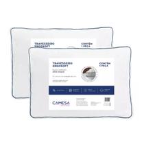 Kit 2 Travesseiro Ergosoft Camesa Suporte Firme Ergonômico 50x70cm