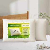 Kit 2 Travesseiro Especial Antialérgica Fibra Toque De Pluma Kit 2 Travesseiro Especial Antialérgica Fibra Toque De Pluma