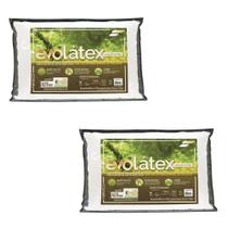 Kit 2 Travesseiro Evolatex Alto