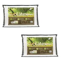 Kit 2 Travesseiro Evolatex Alto