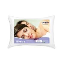 Kit 2 Travesseiro Flocos Confort C15 40X60 - Ortobom