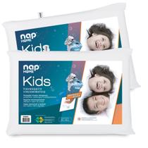 Kit 2 Travesseiro Kids Infantil Espuma Nasa Viscoelástica Antiácaro Nap TRINK01