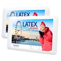 Kit 2 Travesseiro Latex Touch England 14X40X60 - Médio