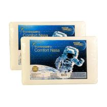 Kit 2 Travesseiro Master Comfort Nasa 38X58X10 Viscoelástico