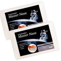 Kit 2 Travesseiro Master Nasa Original Visco Sono Relaxante