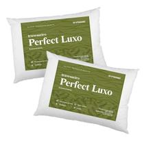 Kit 2 Travesseiro Perfect Luxo - HOTEL 5 ESTRELAS TOQUE DE PLUMAS - Vitasono - O Conforto Premium dos Hotéis de Luxo