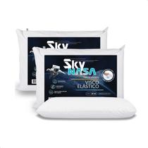 Kit 2 Travesseiro Sky Nasa Viscoelástico Nap D28 Premium 50x70cm