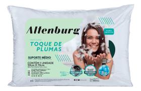 Kit 2 Travesseiro Toque De Plumas Altenburg Branco Kit 2 Travesseiro Toque De Plumas Altenburg Branco