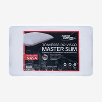 Kit 2 Travesseiro Visco Master Slim Conforto Maciez 70x50 - Master Comfort