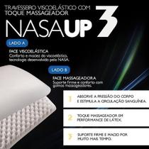 Kit 2 Travesseiro Viscoelástico Nasa Up3 - Casca De Ovo - Fibrasca