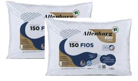 Kit 2 Travesseiros 150 Fios Suporte Médio 50x70 Altenburg