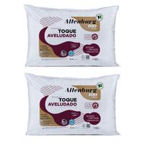 Kit 2 Travesseiros 48x68cm Toque Aveludado Altenburg Kit 2 Travesseiros 48x68cm Toque Aveludado Altenburg
