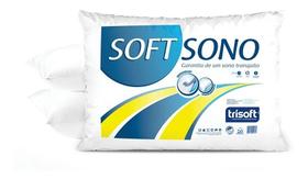 KIT 2 TRAVESSEIROS ADULTO SOFT SONO TRISOFT 50 x 70 cm