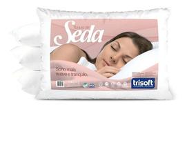Kit 2 travesseiros adulto toque de seda trisoft 50x70 cm Kit 2 travesseiros adulto toque de seda trisoft 50x70 cm