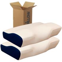 Kit 2 Travesseiros Almofada Ortopédico Derila Sonofix Original Top Sono Perfeito IWS I Wanna Sleep Sono Fix. Combate a Insônia e o Ronco. Kit 2 Travesseiros Almofada Ortopédico Derila Sonofix Original Top Sono Perfeito IWS I Wanna Sleep Sono Fix. Combate a Insônia e o Ronco.