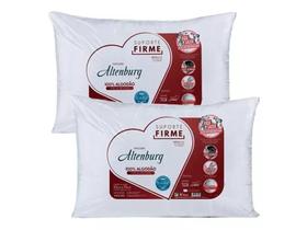 Kit 2 Travesseiros Altenburg Firme Percal 180 Fios 0,50x0,70