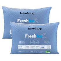 Kit 2 Travesseiros Altenburg Fresh Ice Azul 48cm x 70cm Kit 2 Travesseiros Altenburg Fresh Ice Azul 48cm x 70cm
