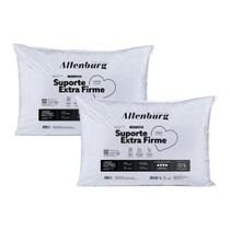 Kit 2 Travesseiros Altenburg Suporte Extra Firme 180 Fios Lavável 50cm x 70cm Branco