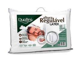 Kit 2 Travesseiros Altura Regulável Látex 50cmx70cm Duoflex